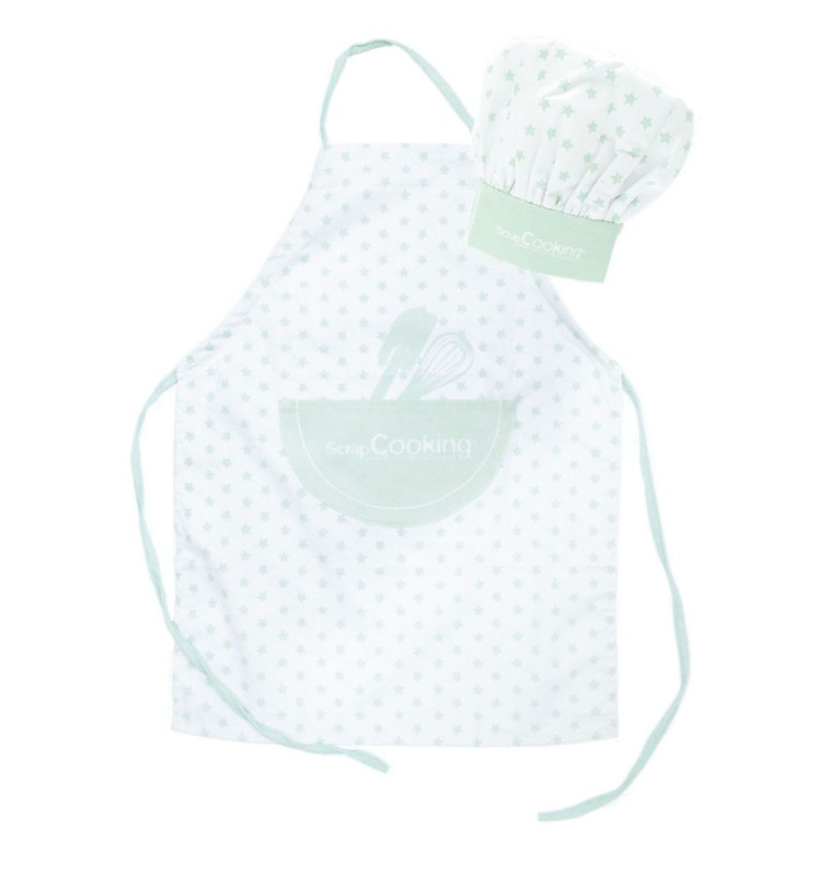 ScrapCooking® set of children’s apron + chef’s hat