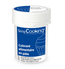 Colorant alimentaire en pâte bleu roi 20g - ScrapCooking