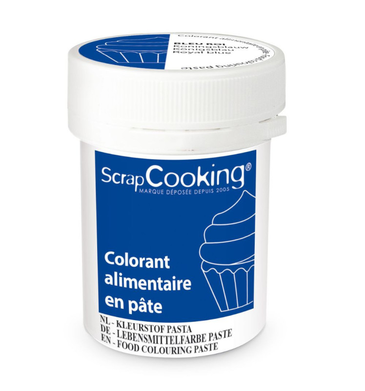 Colorant alimentaire en pâte bleu roi 20g