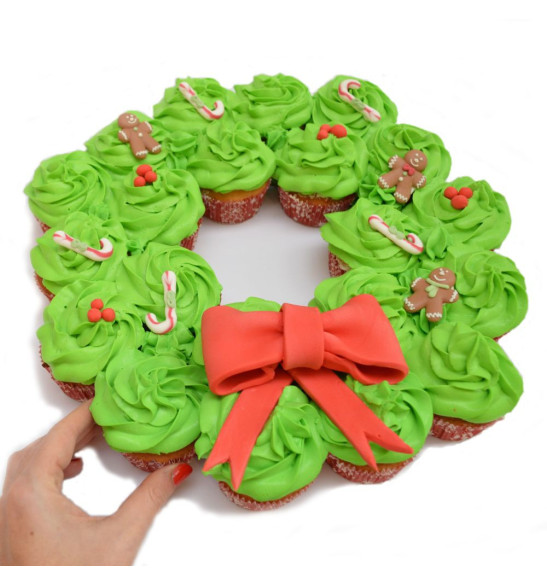 Couronne cupcakes - Pâte à sucre rouge 250g - ScrapCooking