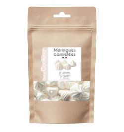 Fluted meringue drops 40g