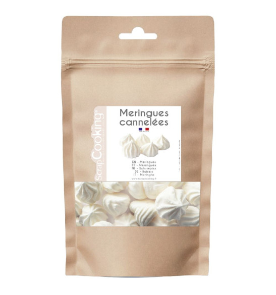 Mini meringues cannelées - ScrapCooking