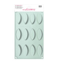 Silicone mould 12 "barquettes" - product image 1 - ScrapCooking