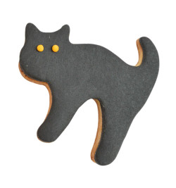 Seau 16 emporte-pièces acier Halloween biscuit chat décoration - ScrapCooking