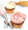 3 stainless steel nozzles - cupcakes
