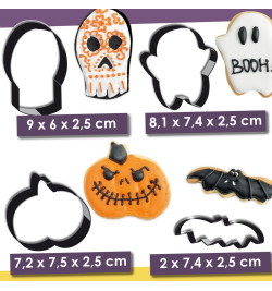 4 Halloween cookie cutters - product image 2 - ScrapCooking