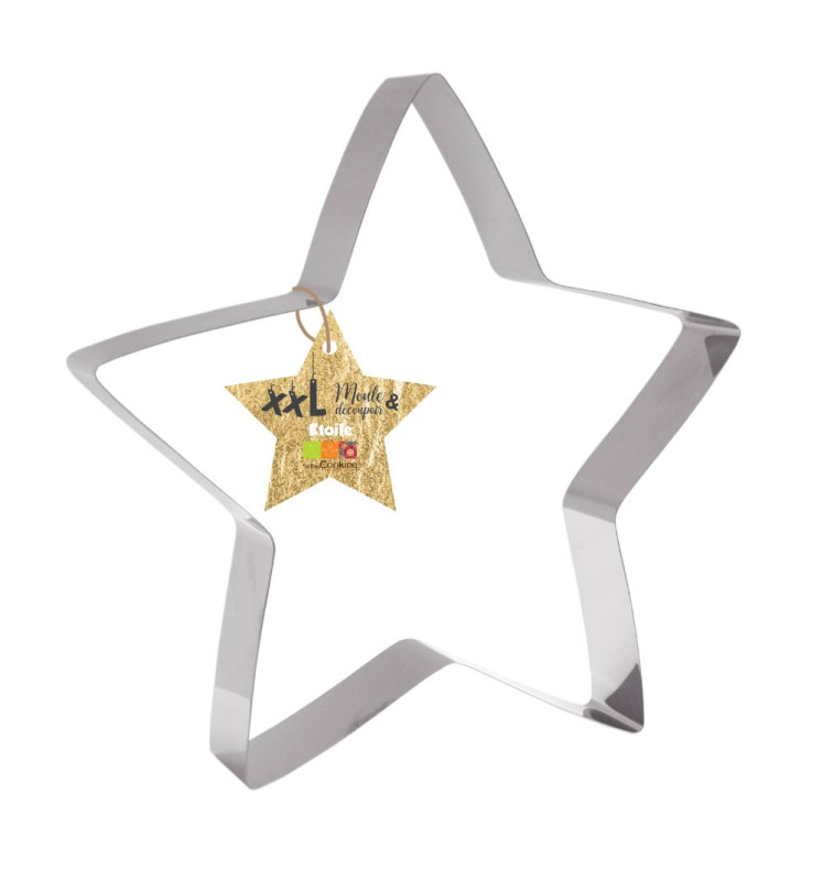 XXL stainless steel Star cookie cutter mould