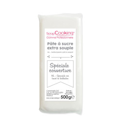White fondant cake covering 500g - product image 1 - ScrapCooking