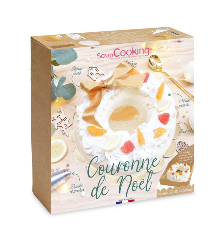 Atelier couronne de Noël packaging - ScrapCooking