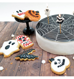 4 emporte pièces Halloween avec gâteau et biscuits  - ScrapCooking