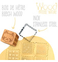 Cat wood cookie stamp + cookie cutter - product image 2 - ScrapCooking
