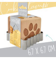 Cat wood cookie stamp + cookie cutter - product image 4 - ScrapCooking