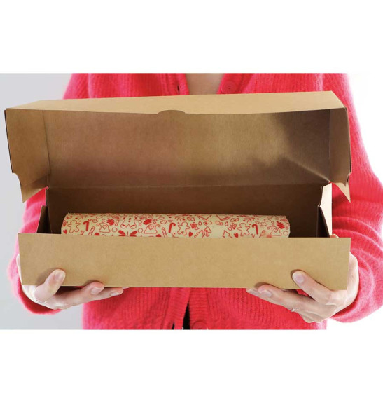 2 Cake-yule log boxes -35x11x11 cm