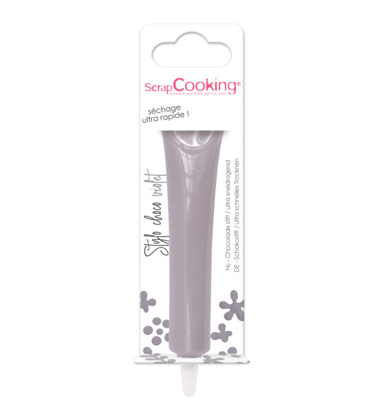 Choco taste pen - violet 25g - Scrapcooking