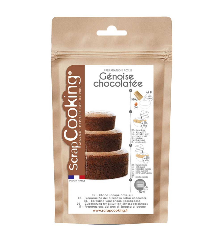 Chocolate sponge cake mix 350g