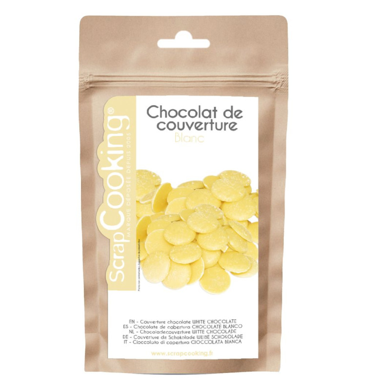White chocolate couverture 190g