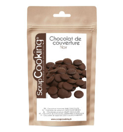 Dark chocolate couverture 190g - product image 1 - ScrapCooking