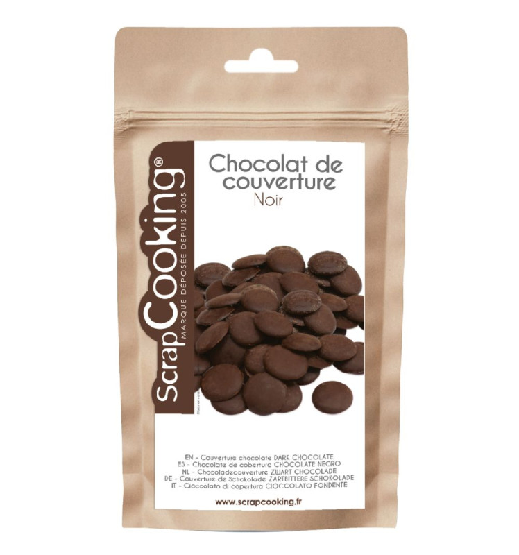Palets de chocolat noir 190 gr