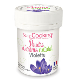 Pot of Violet natural powdered flavouring 15g - product image 1 - ScrapCooking