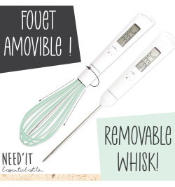 Fouet thermomètre amovible Need'it - ScrapCooking