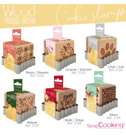 Woodland wood cookie stamp + cookie cutter - product image 6 - ScrapCooking