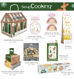 Woodland wood cookie stamp + cookie cutter - product image 5 - ScrapCooking