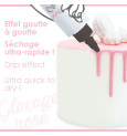 Glaçage rose goût choco - Drip cake - cake pops - séchage rapide -ScrapCooking