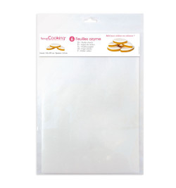 6 Edible wafer sheets - product image 1 - ScrapCooking
