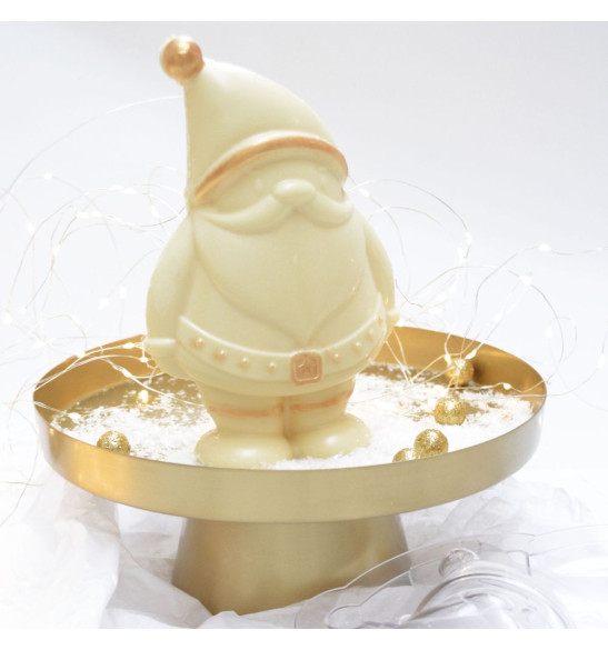 Moule 3D choco Père Noël chocolat blanc - ScrapCooking