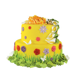 Yellow sugarpaste roll 430g - product image 2 - ScrapCooking