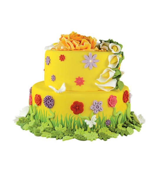 Yellow sugarpaste roll 430g - product image 2 - ScrapCooking