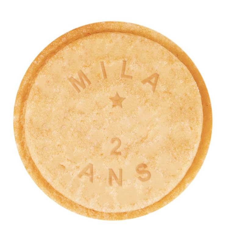 Tampon messages empreintes biscuit - ScrapCooking