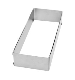 Rectangular stainless steel baking frame - adjustable - product image 5 - ScrapCooking