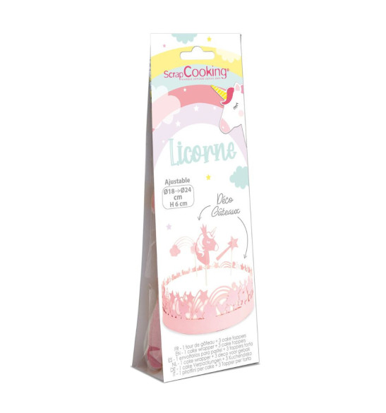 Déco gâteau licorne pack - ScrapCooking