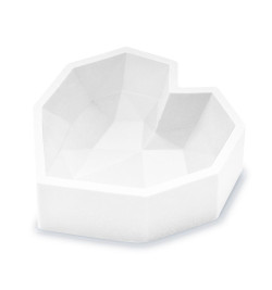 Diamond heart silicone dessert mould - product image 5 - ScrapCooking