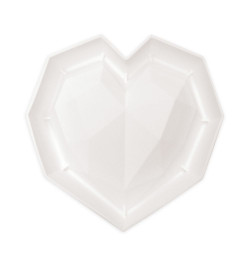 Moule entremets silicone cœur diamant - Passion vue de haut  - ScrapCooking