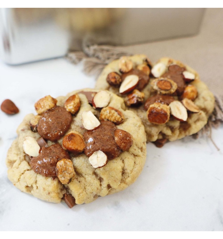 Cookies box - Au chocolat lait et praliné noisette - ScrapCooking
