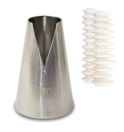 Stainless steel Saint Honoré piping tip