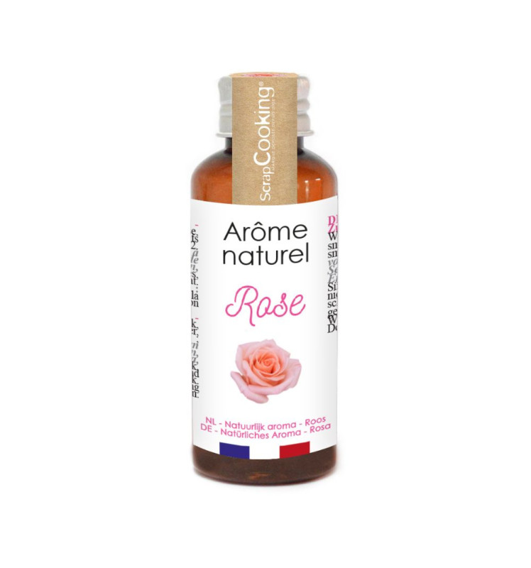 Arôme naturel liquide Rose 40 ml - ScrapCooking