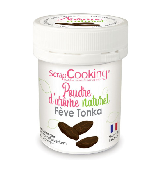 Pot of tonka bean natural powdered flavouring 12g