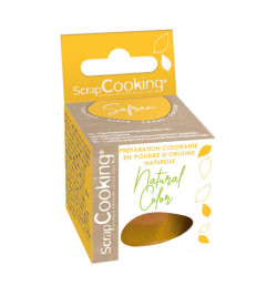 Saffron Yellow Natural powder colouring preparation 10g - product image 1 - ScrapCooking