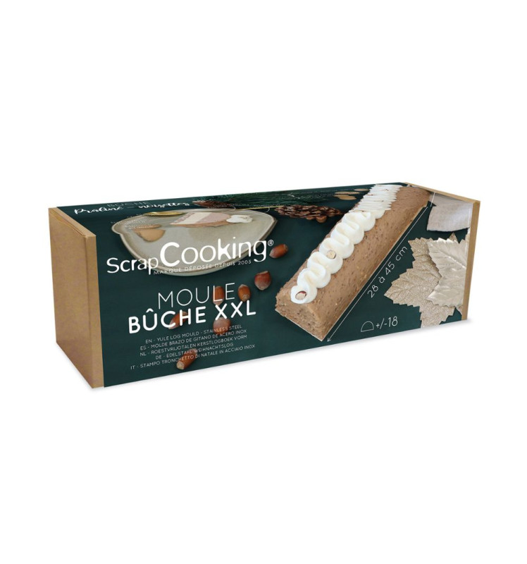 Moule bûche inox XXL pack - ScrapCooking