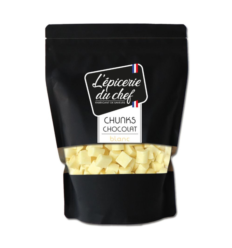 Chunks de chocolat blanc 1Kg - ScrapCooking