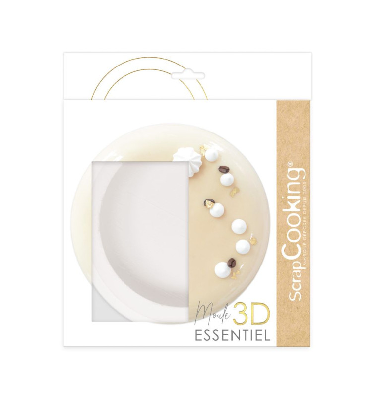 Packaging Moule gâteau entremets silicone rond - Essentiel - ScrapCooking
