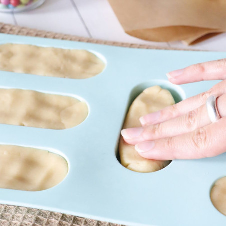 Moule silicone biscuit finger -pate financier - ScrapCooking