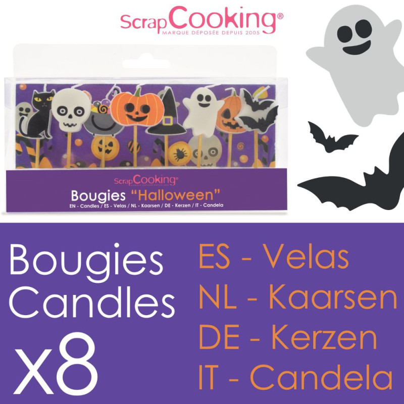 8 Halloween candles - product image 2 - ScrapCooking
