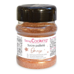 Rose gold iridescent sugar 160g - product image 1 - ScrapCooking