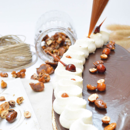 Cadre pâtissier calisson inox chocolat décoration - ScrapCooking