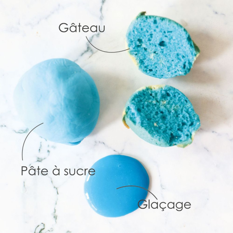 Blue colour gel 20g - product image 2 - ScrapCooking