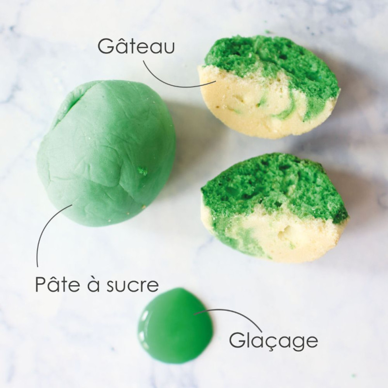 Green colour gel 20g